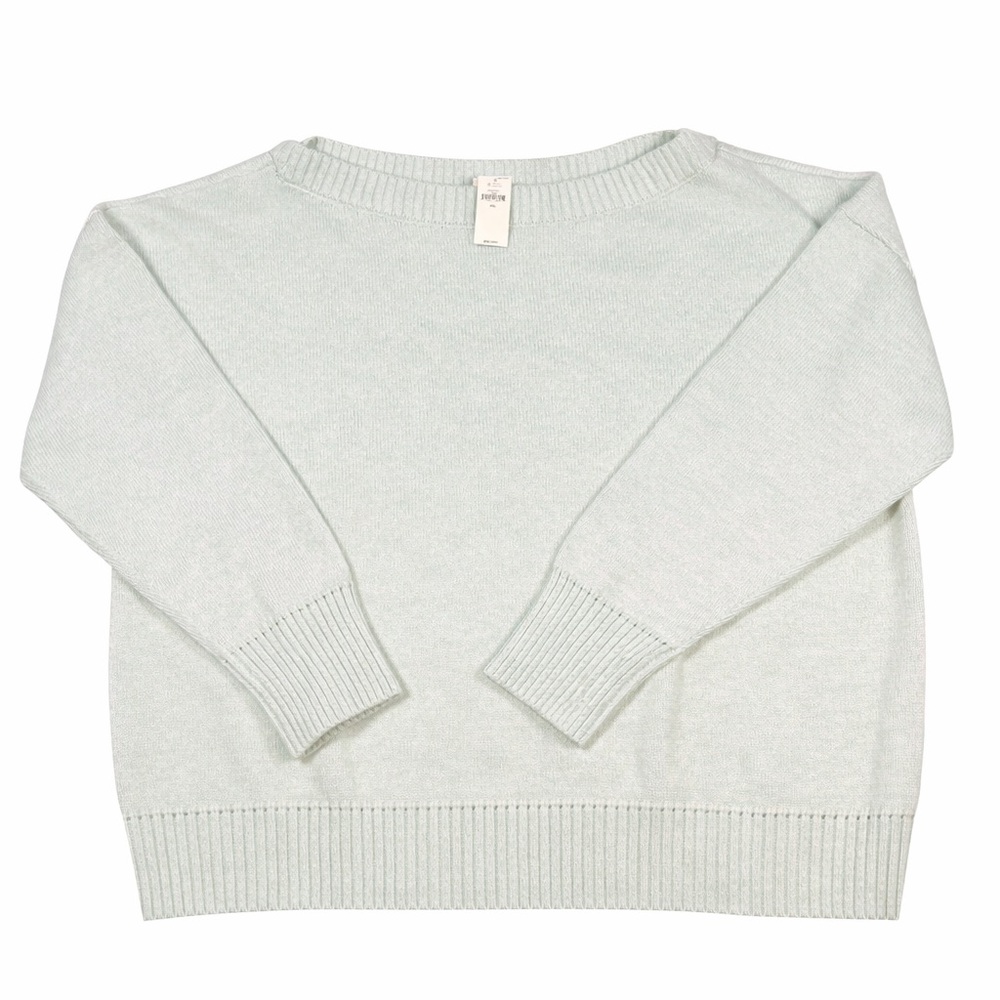GAP NWT Sweater XXL Light Blue Crewneck Cotton Knit Pullover